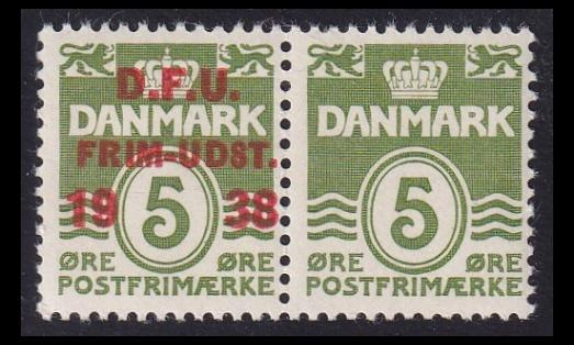Tanska 243p1 ** postimerkin päivä pari (1938)