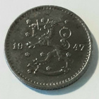 50 pennin 1947 kolikko - pikkukuva 2