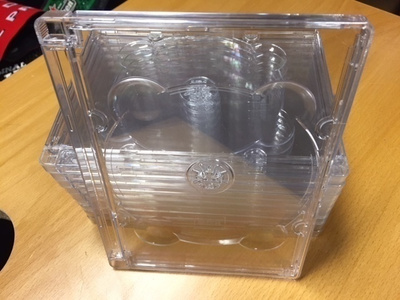 DVD Jewel case kotelo 10 kpl