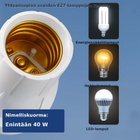 E27 PIR Liiketunnistin Lampunpidin – Automatisoi - pikkukuva 5
