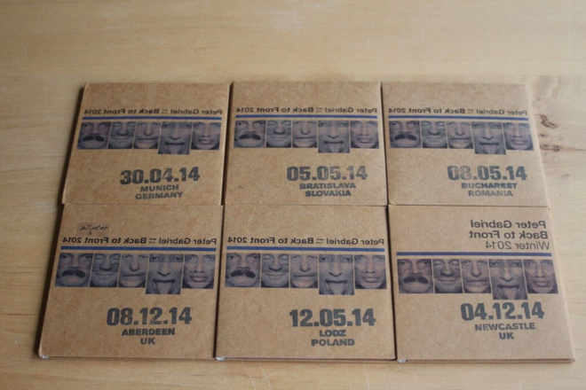 Peter Gabriel - 6x 2CD collection Live 2014 tour - shows