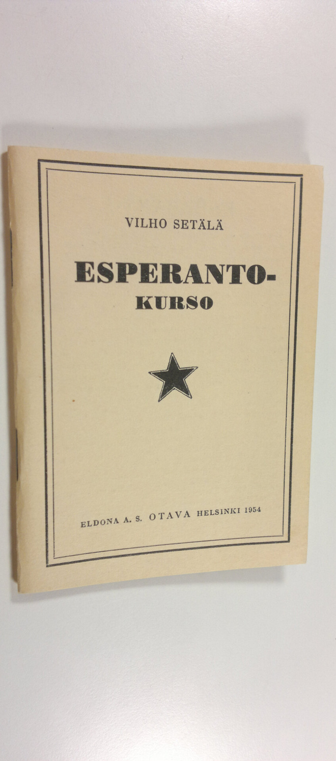 Vilho Setälä : Esperanto-kurso : finna