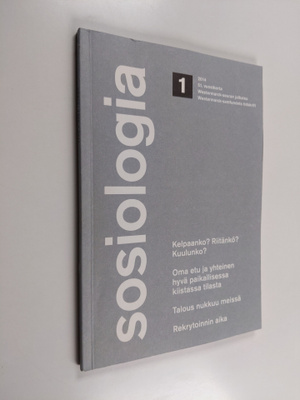 Sosiologia 1/2014 : Westermarck-seuran julkaisu