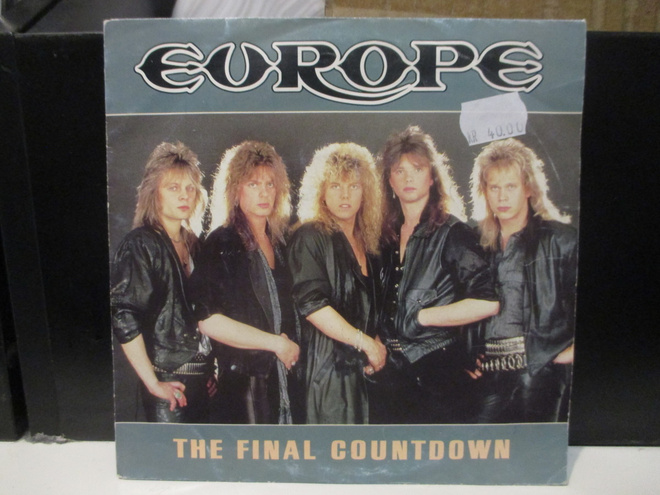 7" EUROPE The Final Countdown -1986- HARD ROCK KLASSIKKO