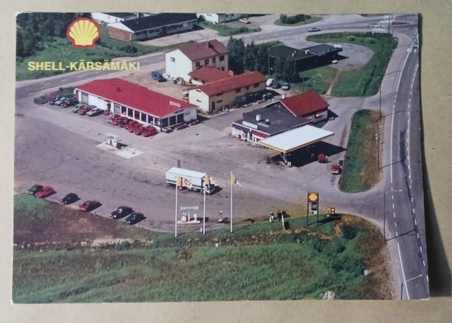 Kärsämäki, Shell-huoltamo, ilmakuvapk, ei p.