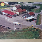 Kärsämäki, Shell-huoltamo, ilmakuvapk, ei p. - pikkukuva 1