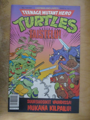 TEENAGE MUTANT HERO TURTLES 1991 1