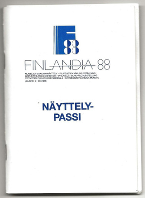 Näyttelypassi (1988) Finlandia 88