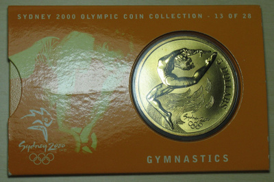 Juhlaraha Sydney Olympia Coin Collection 13 of 28 GYMNASTICS