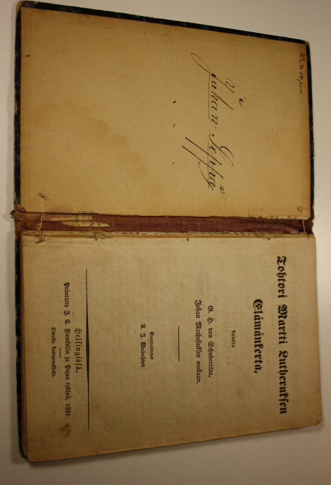 Gotthilf Heinrich von Schubert : Tohtori Martti Lutheruks...