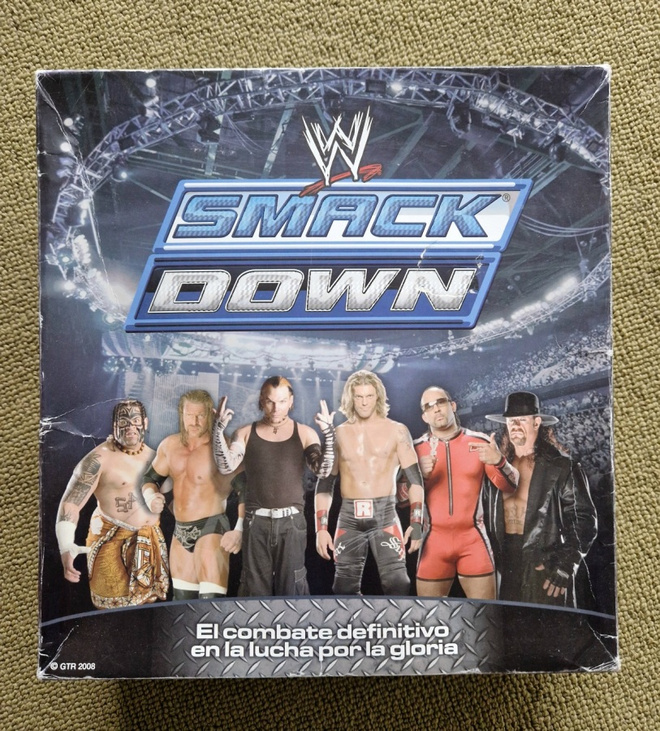 Smack Down Wrestling lautapeli hieno kunto