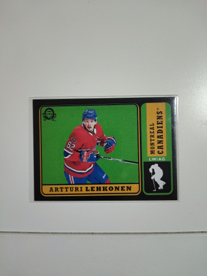 2018-19 O-Pee-Chee - Retro Black #108 Artturi Lehkonen SN100