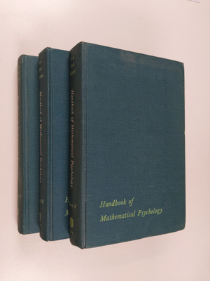 Handbook of Mathematical Psychology 1-3
