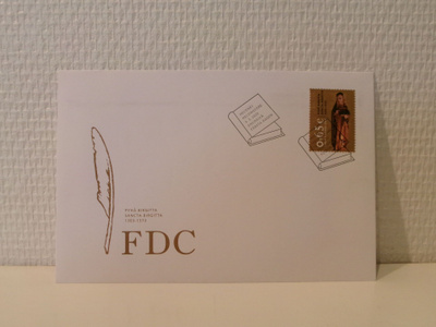 FDC- ensipäiväkuori - Pyhä Birgitta- 2003