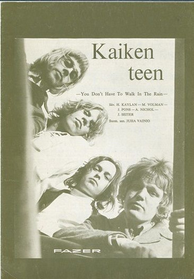 The Matthews Kaiken teen Nuottivihko 4 sivua.1969