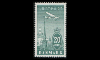 Tanska 219 ** Lentoposti 20 öre (1934)