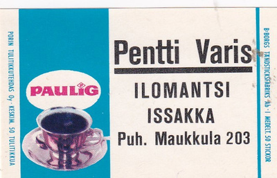 Ilomantsi, Pentti Varis, ISSAKKA   sk 1