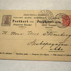1901 Mäntsälä vastausehiö 13.1.01 sista finska postkortet - pikkukuva 1