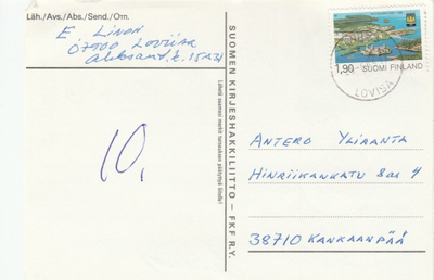 Postileima, LOVIISA