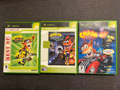 Crash Bandicoot XBOX-Pelejä