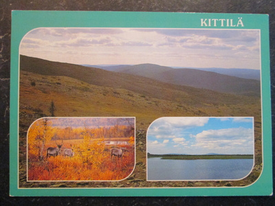 KULKEMATON KITTILÄ SYKSYINEN MONIKUVAKORTTI LAPPI
