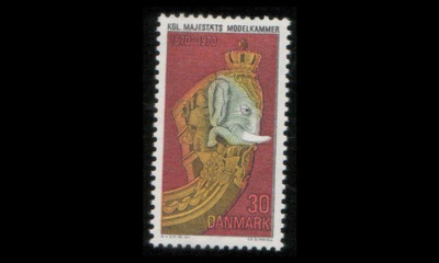 Tanska 496 ** Laivastomuseo 300v (1970)