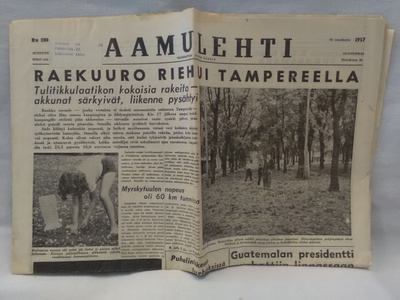 Aamulehti 28.7.1957