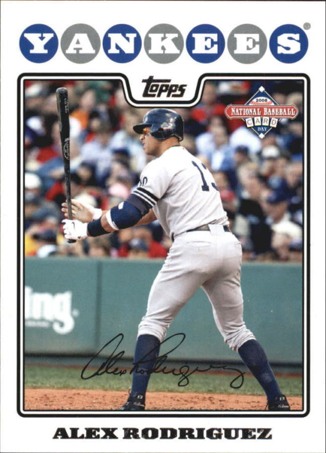 Alex Rodriguez  2008 Topps National Baseball Card Day #1