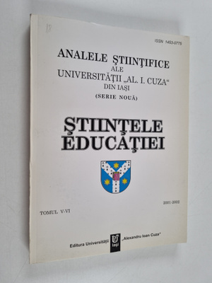 Analele Stiintifice ale universitatii  serie noua, Stiint...