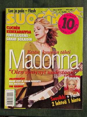 Suosikki 5/2001 juliste mukana mm Rasmus...