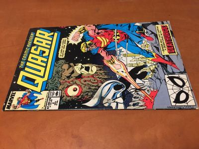 MARVEL QUASAR 8/1989 HYVÄ