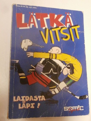 Vitsikirja 2. Lätkävitsit Laidasta läpi, 1995, Semic Sport