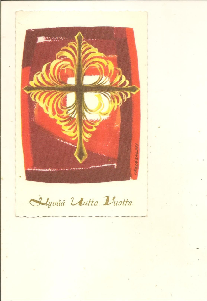 IRMA SALMI ,,,, HYVÄÄ UUTTA VUOTTA ,,,, KULKEMATON