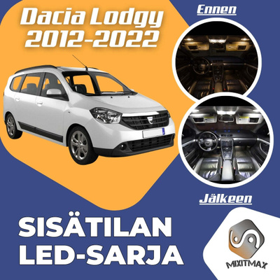 Dacia Lodgy Sisätilan LED-sarja 7-osainen