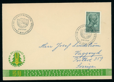 FDC 1949 Osuustoiminta 50 vuotta