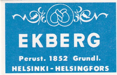 Helsinki, EKBERG ,  s70