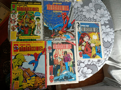 Hämähäkkimies, Spiderman lehtiä, albumeita