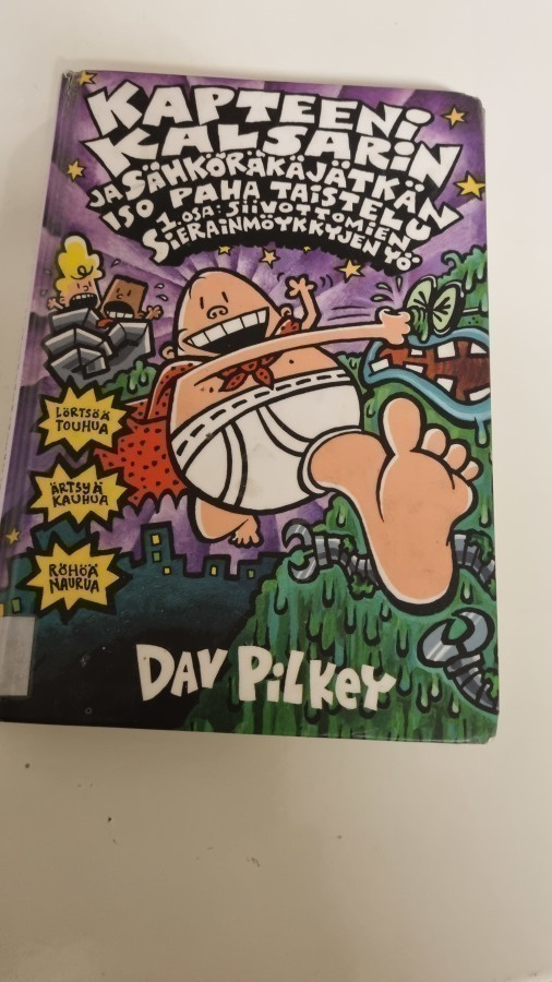 Kapteeni Kalsarin ja sähköräkäjätkän iso paha taistelu 1 osa