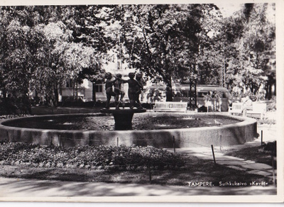 Tampere,  Suihkukaivo " Kevät "   b596