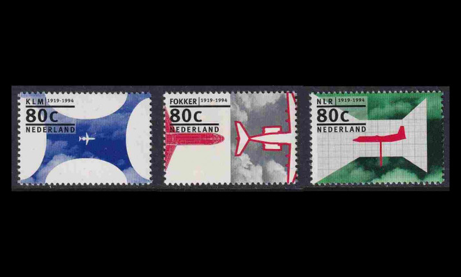 Alankomaat 1508-10 ** Ilmailu lentokoneita (1994)