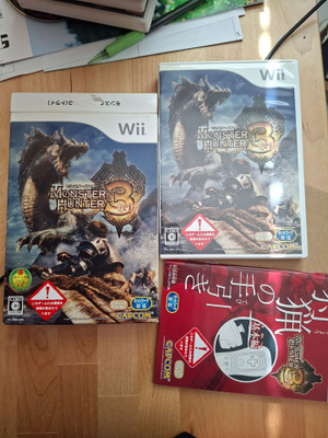 WII Monster Hunter 3 Tri JPN CIB
