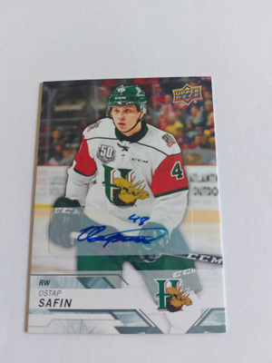 2018-19 Upper Deck CHL Autographs #88 Ostap Safin