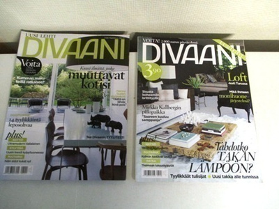 DIVAANI-lehtiä.  1,50€ kpl