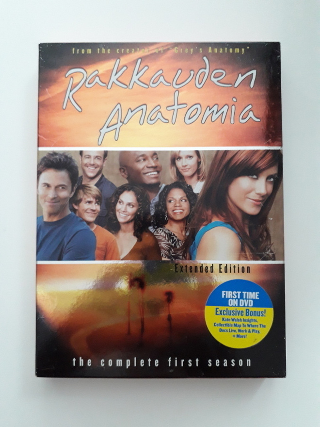 Rakkauden anatomia, 1. Kausi, 3-Levyä - DVD Boxi