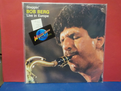 STEPPIN BOB BERG - LIVE IN EUROPE EX/EX ITALY -85 LP