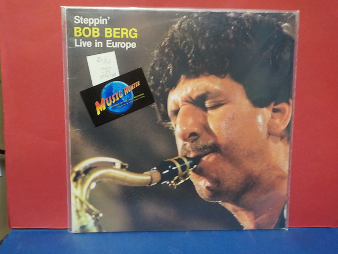 STEPPIN BOB BERG - LIVE IN EUROPE EX/EX ITALY -85 LP