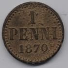 1870 1 penni kl3/2 - pikkukuva 1