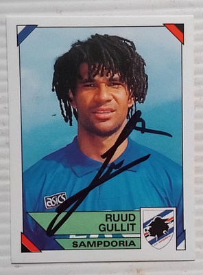 Ruud Gullit Sampdoria signed