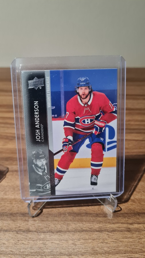 2021-22 Upper Deck Series 1 French Josh Anderson #95