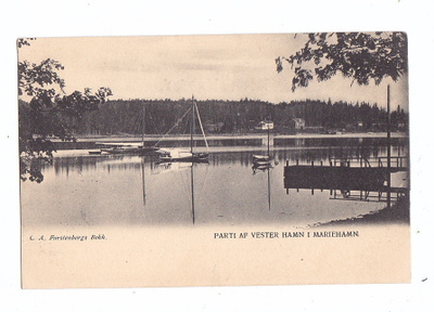 VANHA Postikortti Ahvenanmaa Maarianhamina Åland ennen-1905